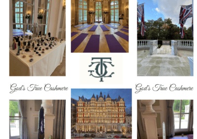 Reeya Avani with Gods True Cashmere - Healing Event in London. October 2024.